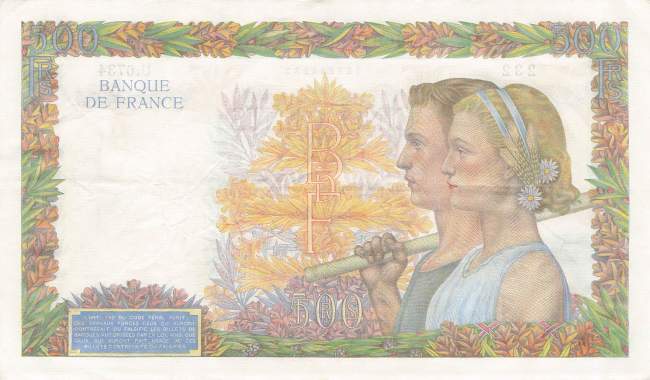 1000 Francs 10.09.1942
